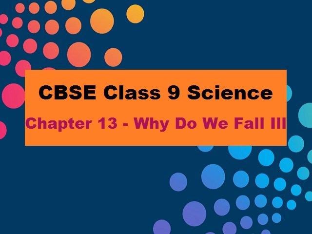  Chapter 13 – Why Do We Fall Ill